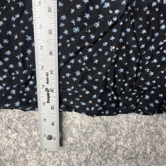 Madewell Dress Womens 8 Floral Long Sleeve Mini Lenzing Viscose Button Front - Picture 2 of 11